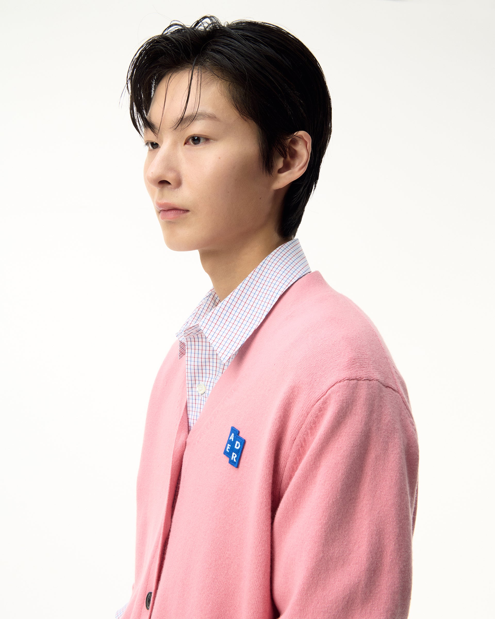 Ader Error - Sig; BL Tag cardigan 01 (Pink) product image 3 | TRAB K-Fashion Australia