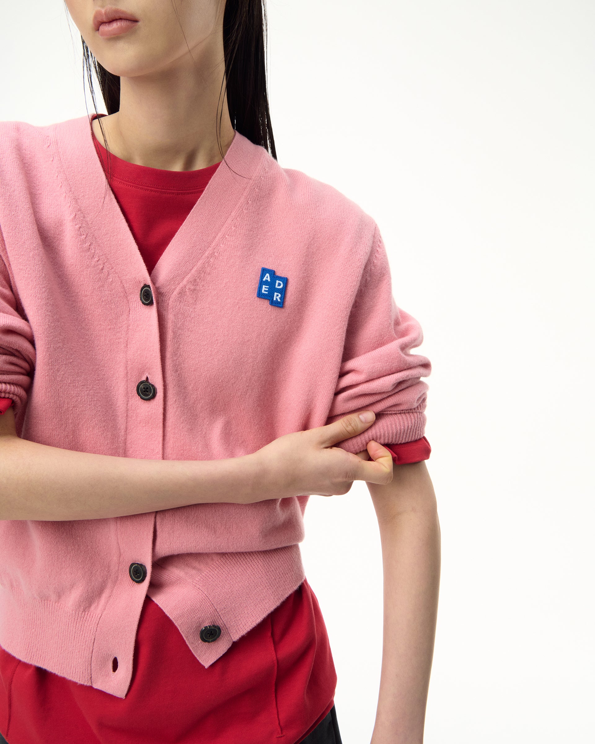 Ader Error - Sig; BL Tag cardigan 01 (Pink) product image 5 | TRAB K-Fashion Australia
