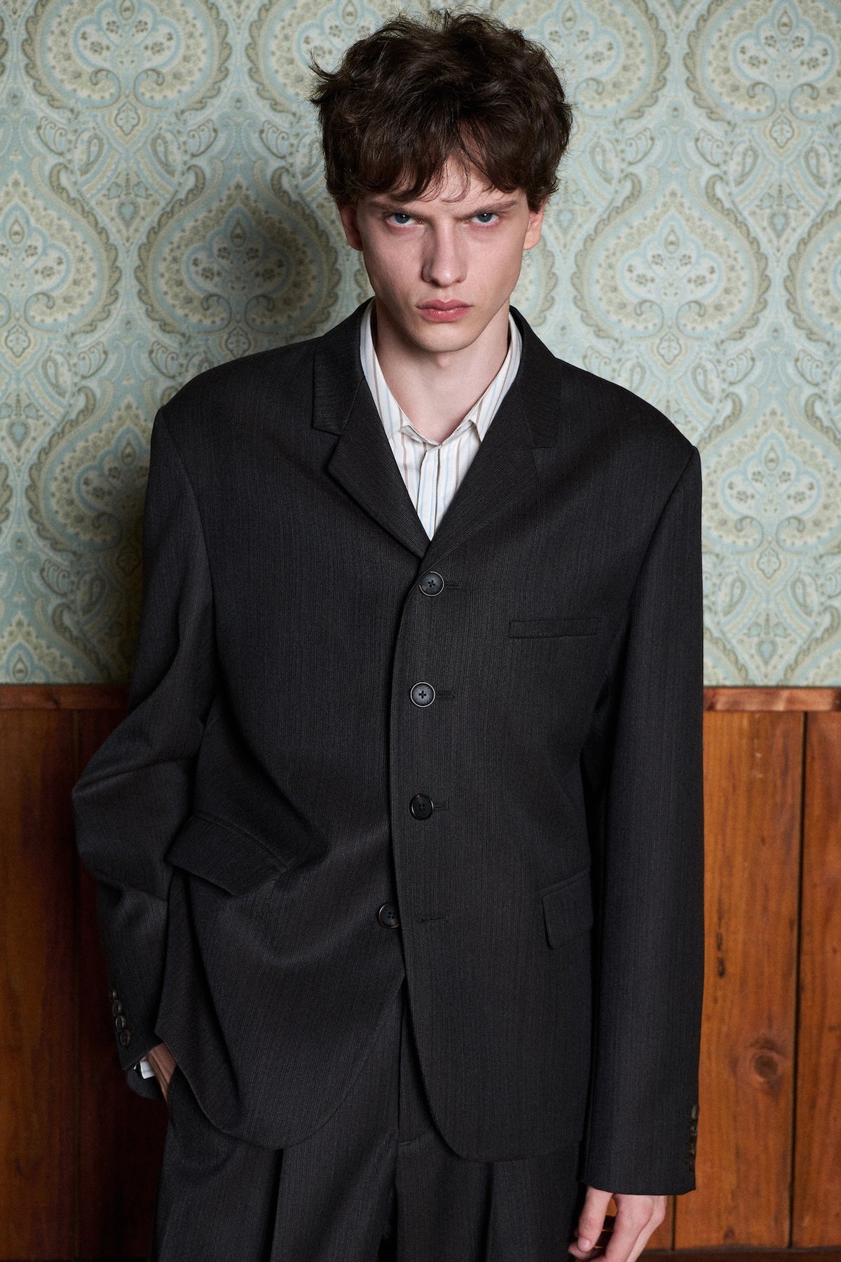 STU - Rounded Single Breasted Jacket (Charcoal) product image 16 | TRAB K-Fashion Australia