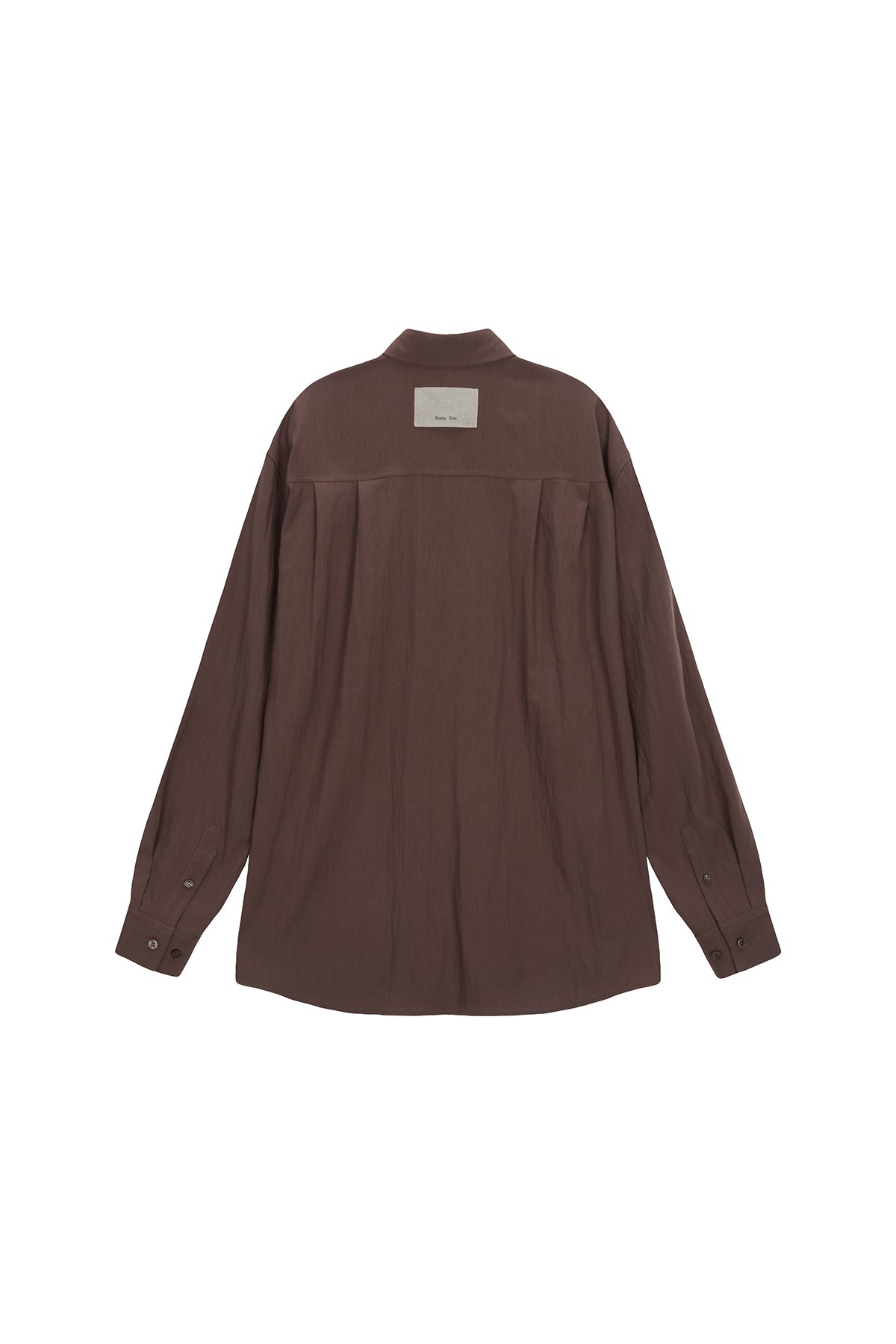 Matin Kim - Stitch Point Shirt (Brown) product image 2 | TRAB K-Fashion Australia