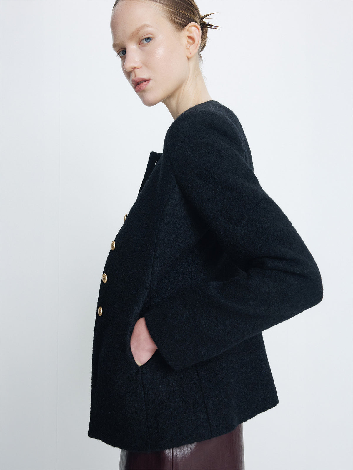 Tonywack - Wool Tweed Jacket (Black) product image 8 | TRAB K-Fashion Australia
