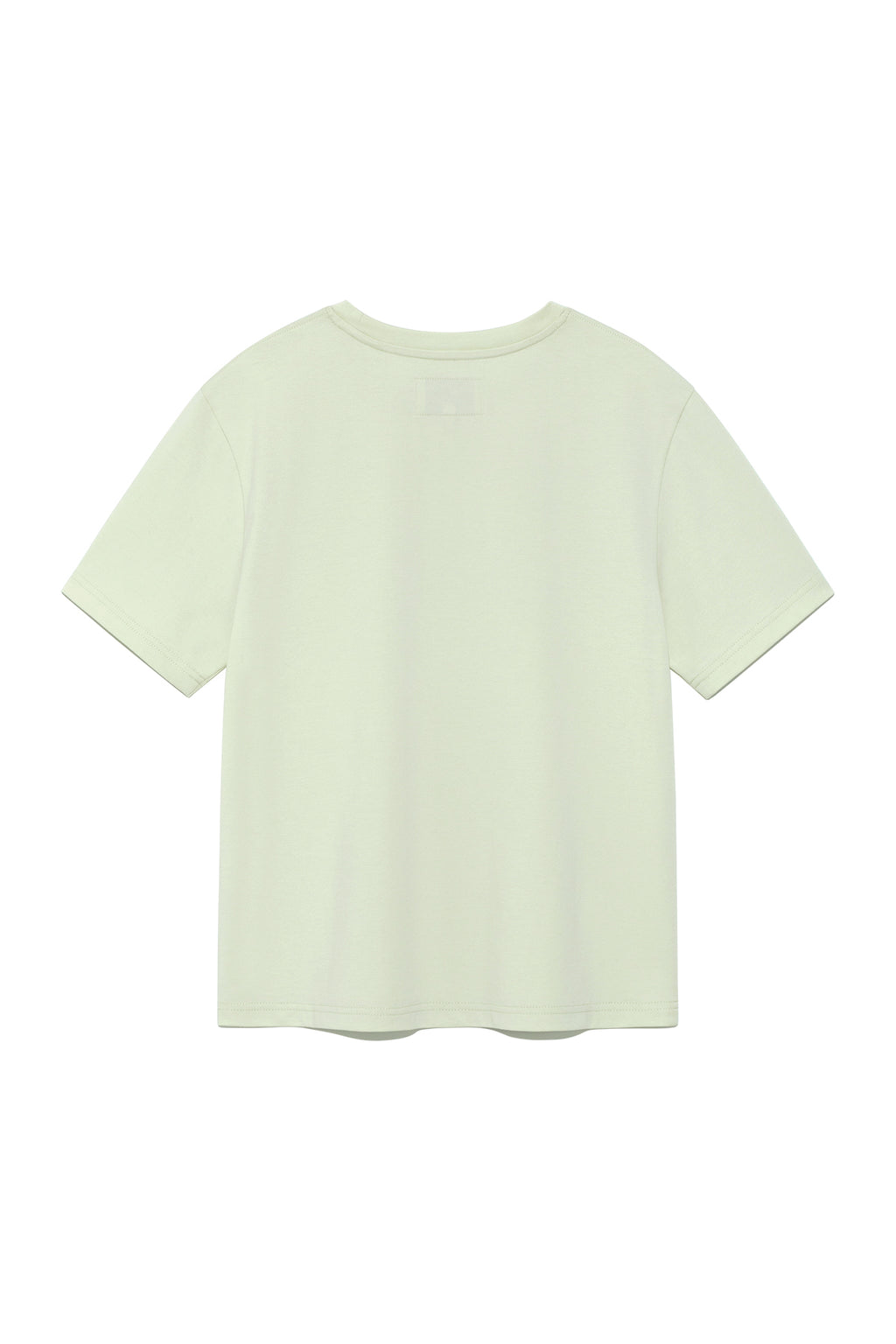 Matin Kim - Logo Point Lettering Graphic Top (Light Green) product image 2 | TRAB K-Fashion Australia