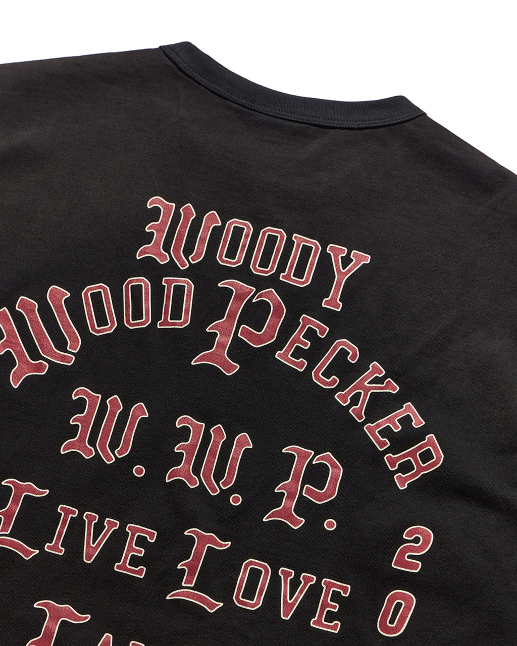 Eastlogue - Vintage Cracked Woody Printing L.s T-shirts (Black) product image 4 | TRAB K-Fashion Australia
