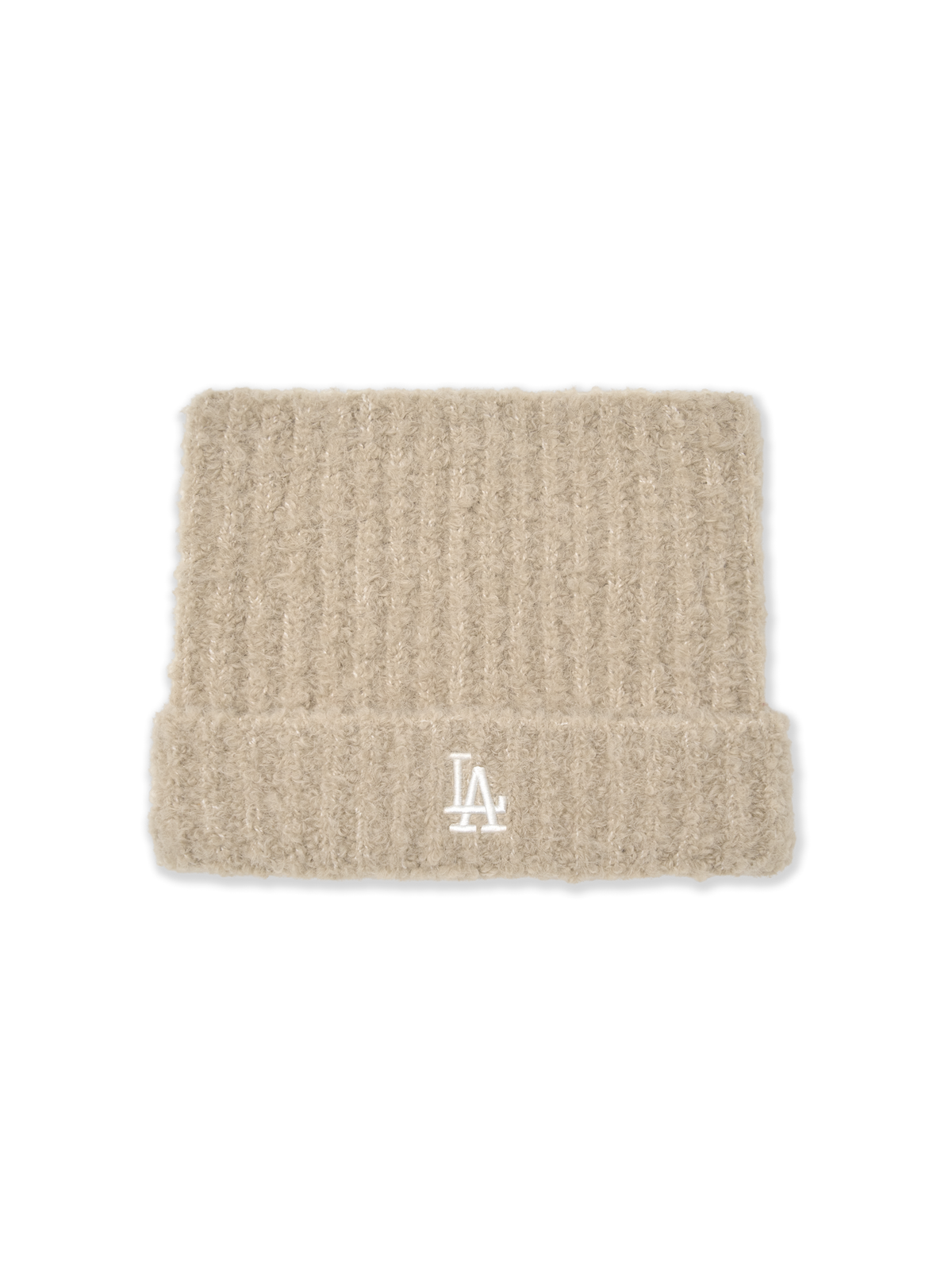 MLB Korea - MLB Plush Meow Beanie LA Dodgers (Beige) product image 3 | TRAB K-Fashion Australia