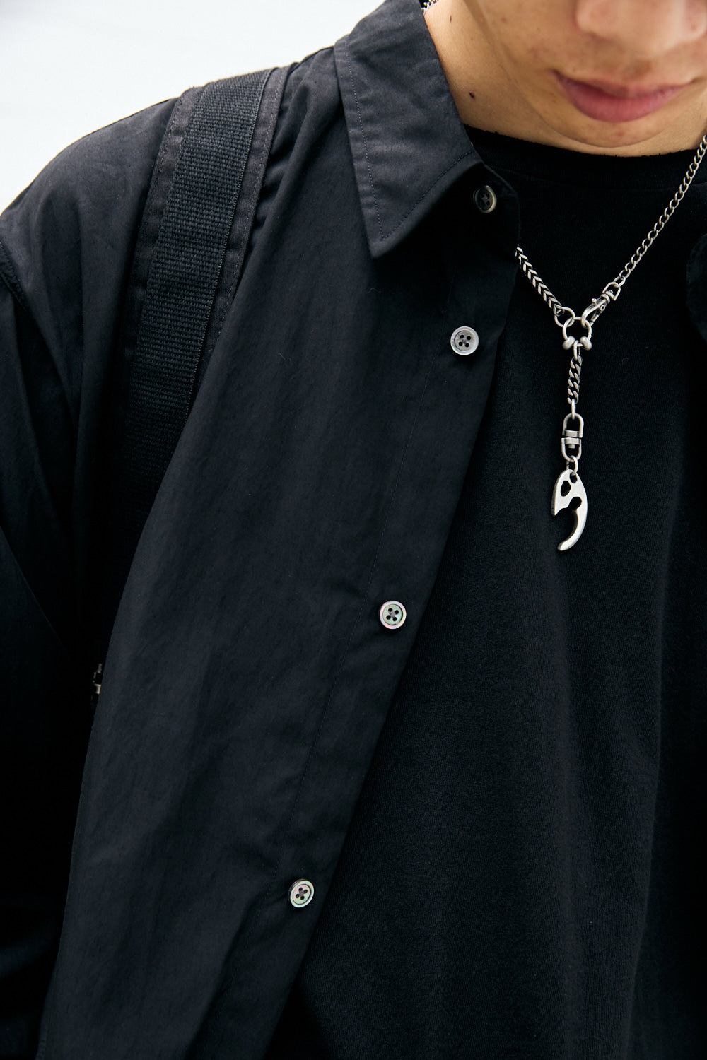 Hatchingroom - Double Sleeve Shirt (Black) product image 9 | TRAB K-Fashion Australia