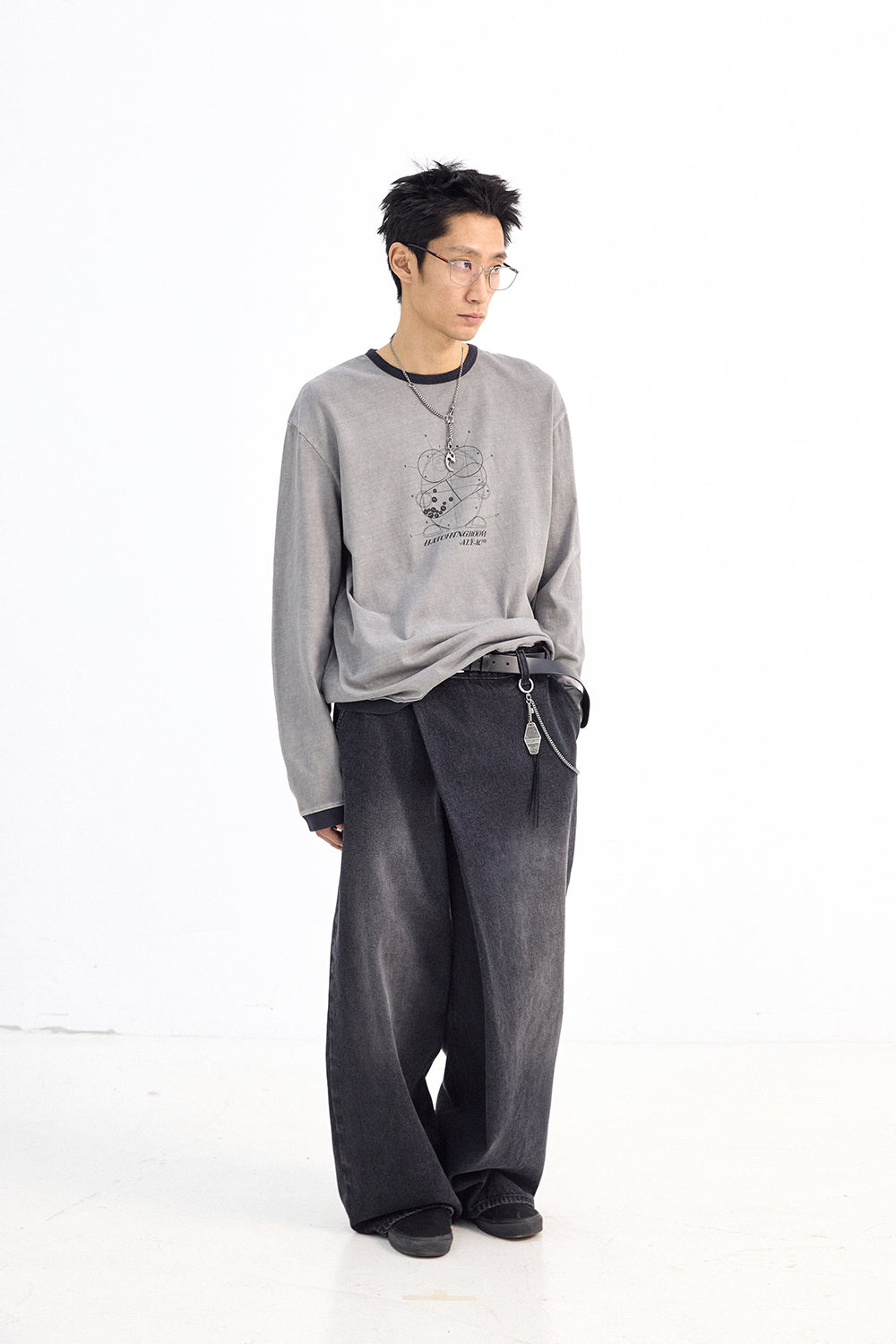 Hatchingroom - Wrap Jeans (Black) product image 10 | TRAB K-Fashion Australia