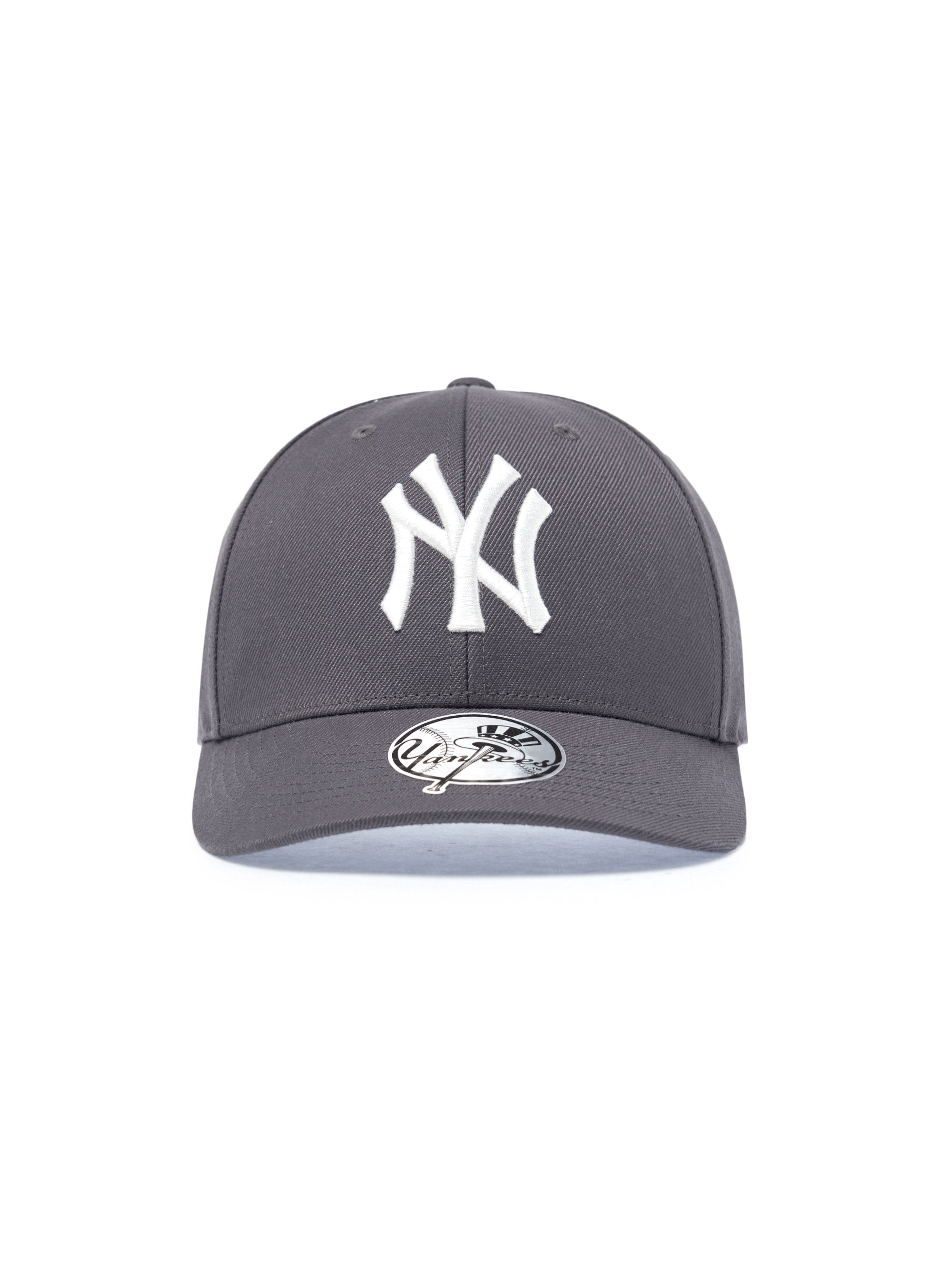 MLB Korea - MLB Signature Patch Structure Ball Cap New York Yankees (Dark Gray) product image 7 | TRAB K-Fashion Australia