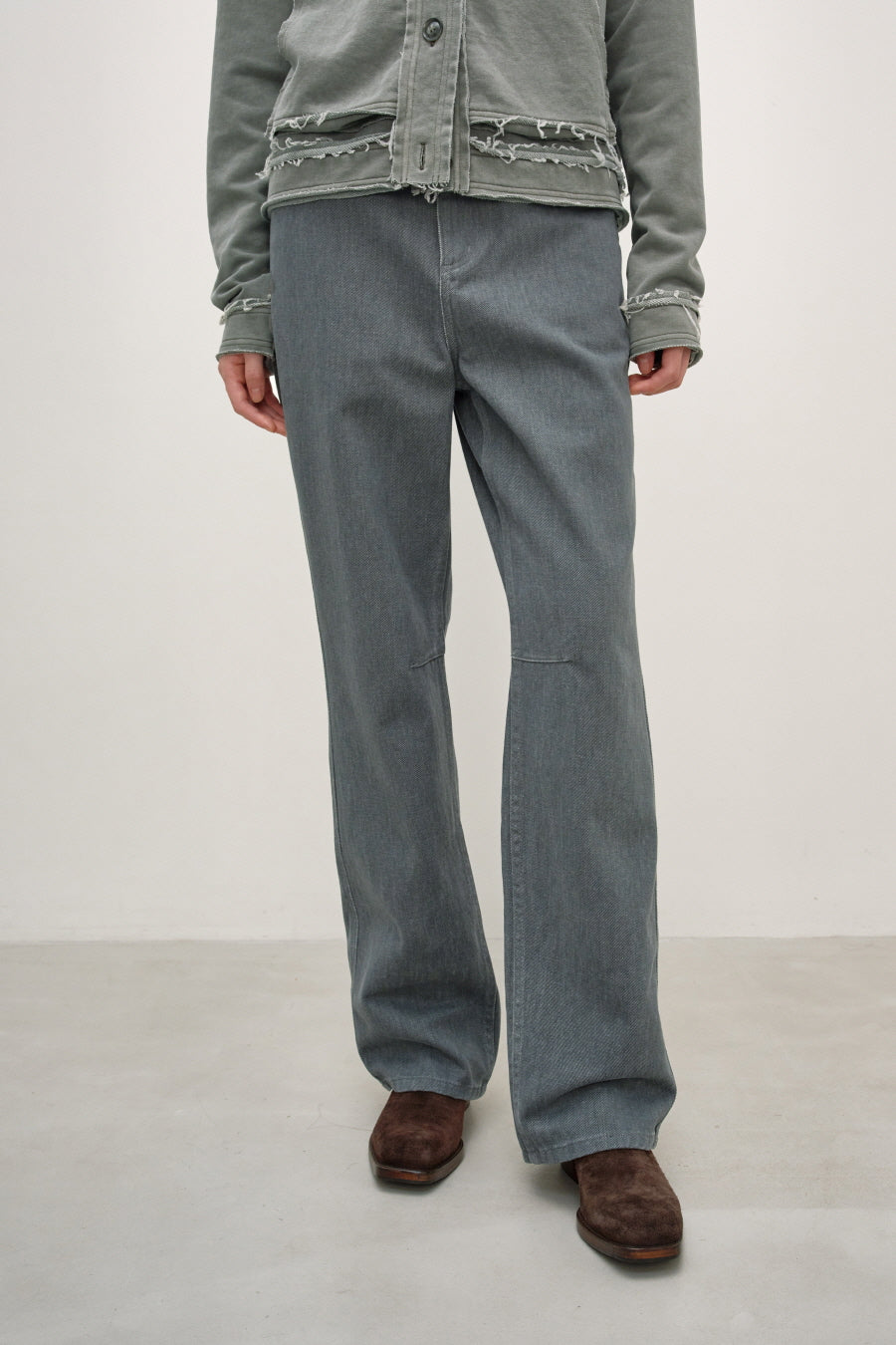 Insilence - Curved Cation Denim (Blue Grey) product image 3 | TRAB K-Fashion Australia