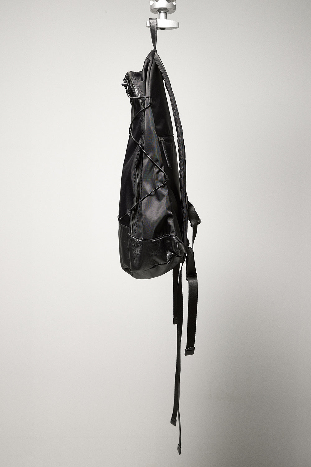 Hatchingroom - Nylon Leather Backpack (Black) product image 9 | TRAB K-Fashion Australia