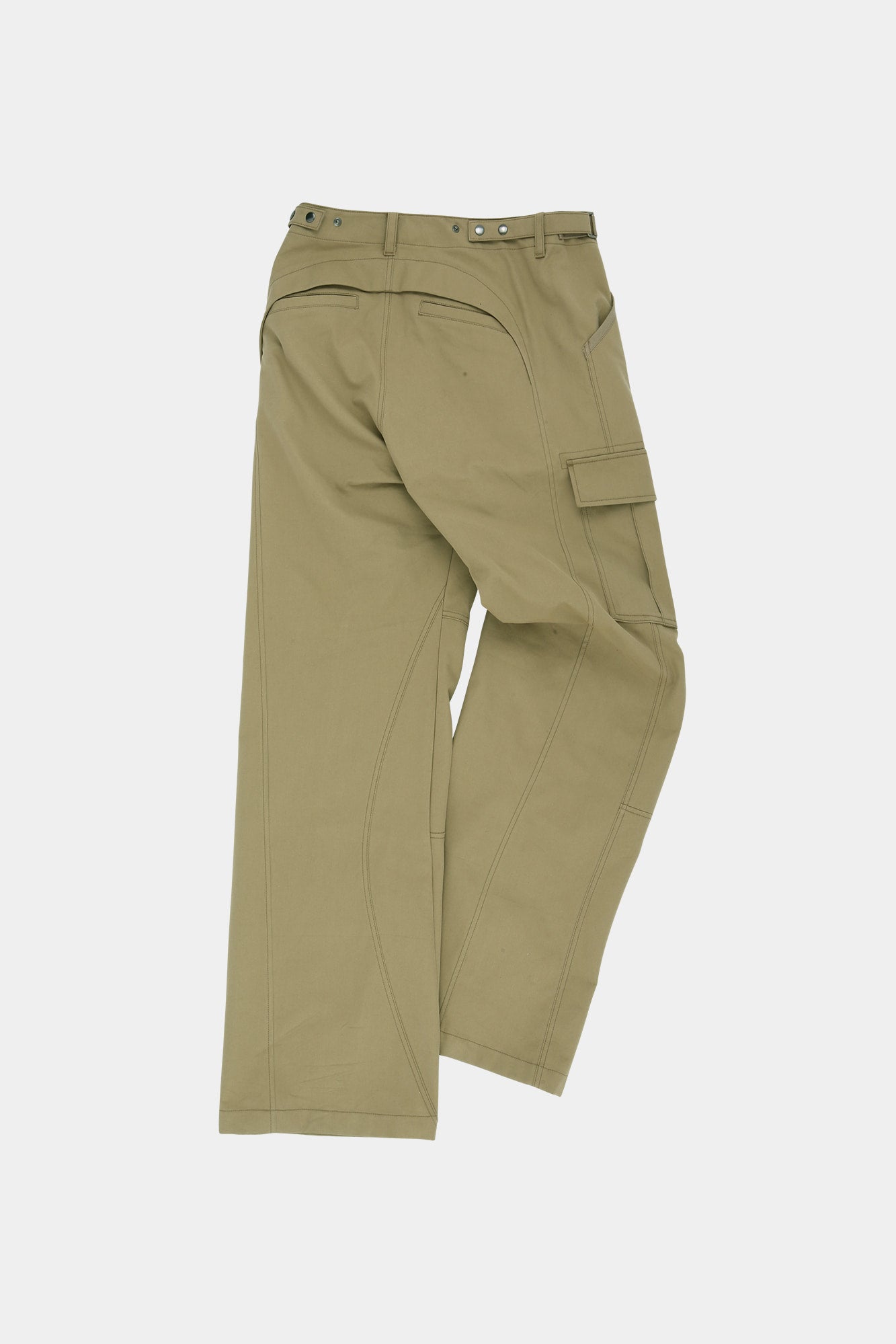 Andersson Bell - Unisex Binding Cargo Pants (Beige) product image 13 | TRAB K-Fashion Australia