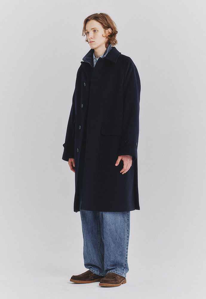 Art if acts - Balmacaan Coat (Navy) product image 5 | TRAB K-Fashion Australia
