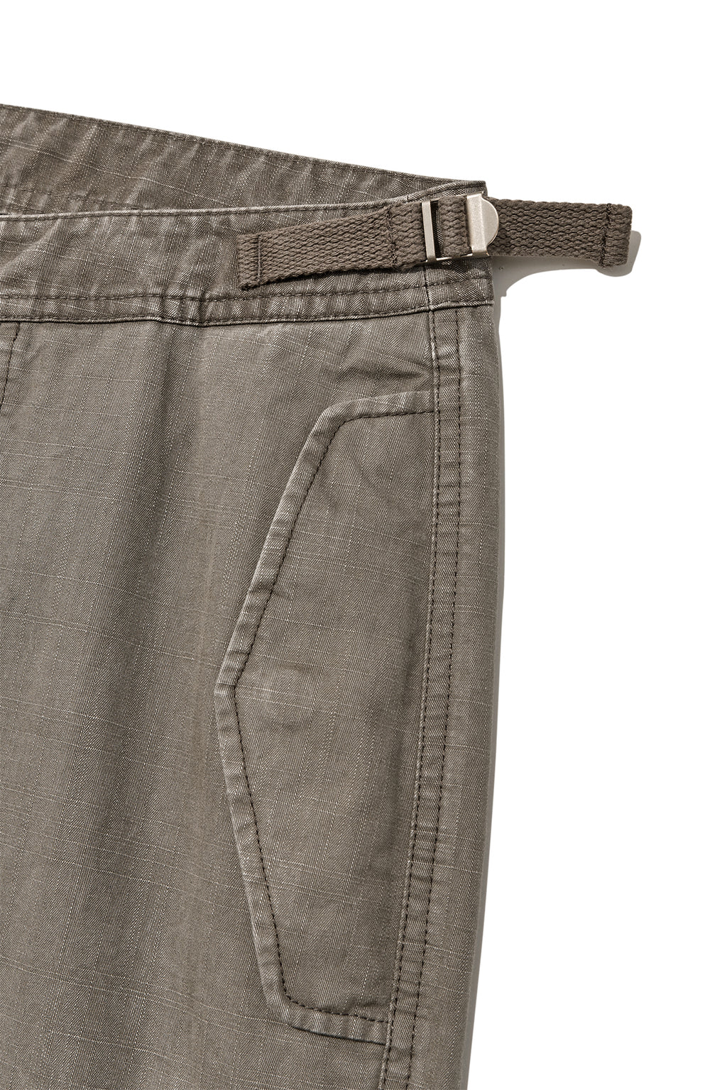 Matin Kim - Patch Point Washed Cotton Pants (Brown) product image 4 | TRAB K-Fashion Australia