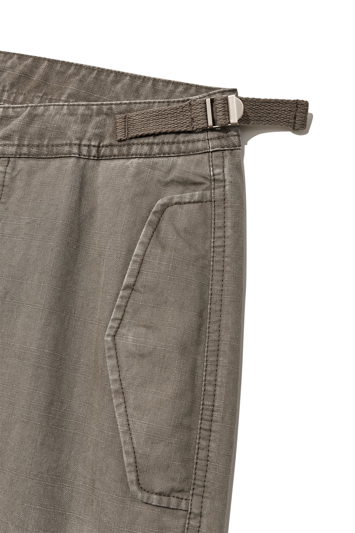 Matin Kim - Patch Point Washed Cotton Pants (Brown) product image 4 | TRAB K-Fashion Australia
