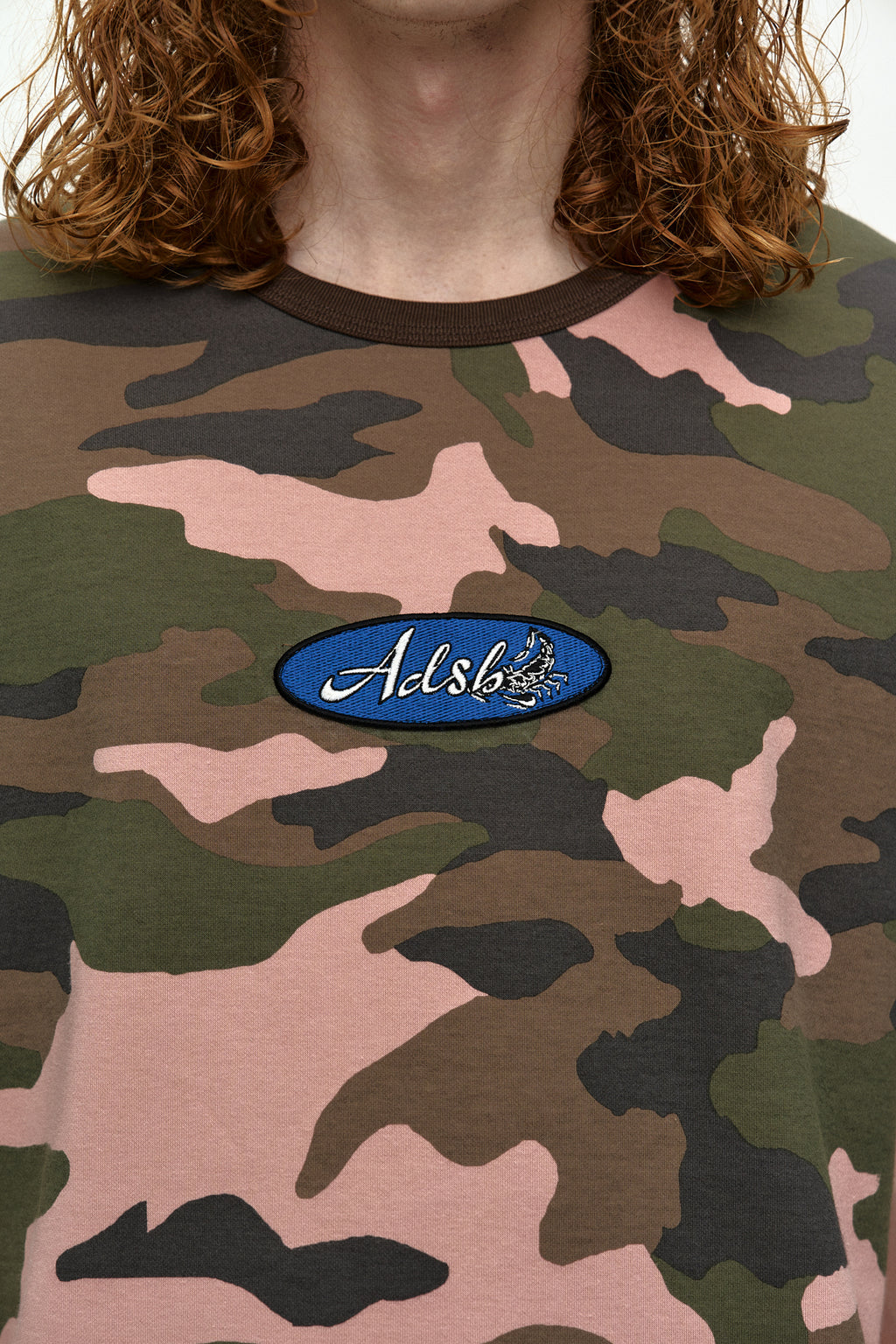Andersson Bell - (essential) Camouflage Ringer T-Shirt (Pink Camouflage) product image 5 | TRAB K-Fashion Australia