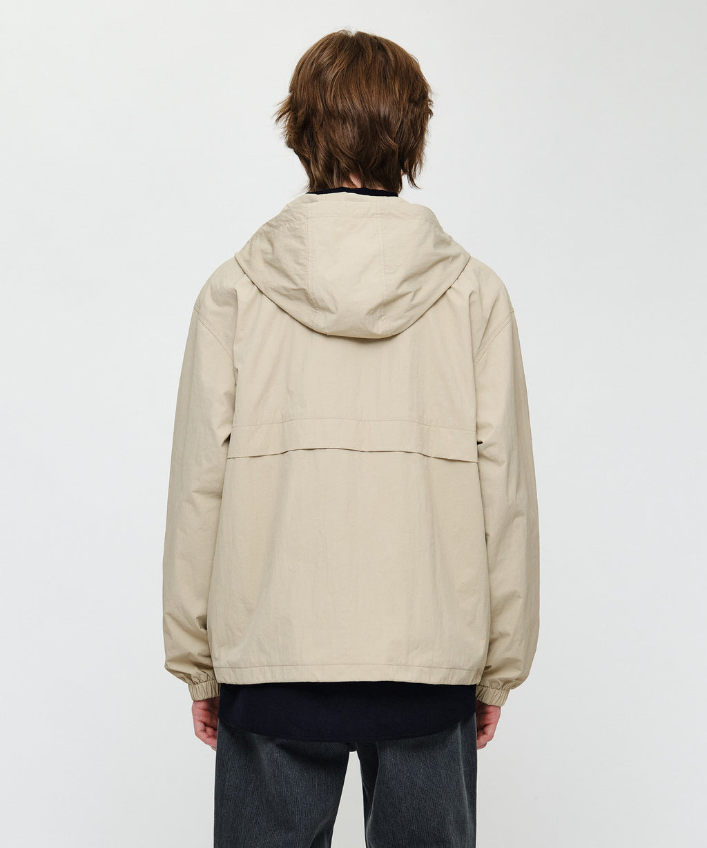 Marithe & Francois Girbaud - Outpocket Hooded Wind Jacket (Beige) product image 3 | TRAB K-Fashion Australia