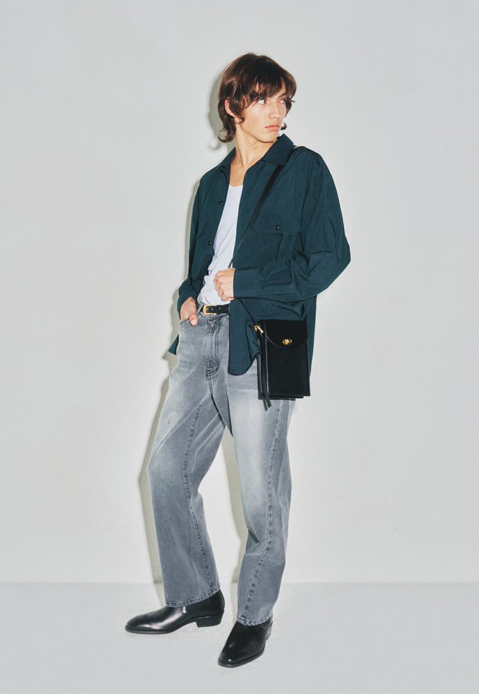 Tonywack - Twist-Cut Denim Jeans (Washed Grey) product image 4 | TRAB K-Fashion Australia