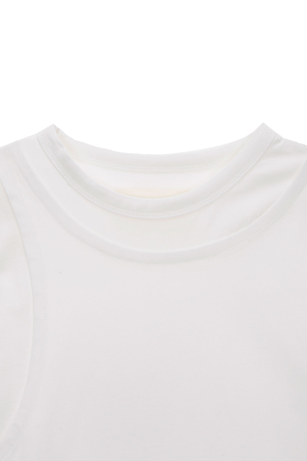 Matin Kim - Layered Detail Top (White) product image 3 | TRAB K-Fashion Australia