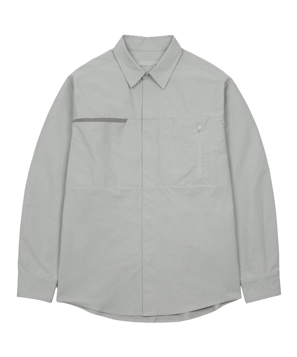 San San Gear - Pocket Shirts (Light Grey) product image 4 | TRAB K-Fashion Australia