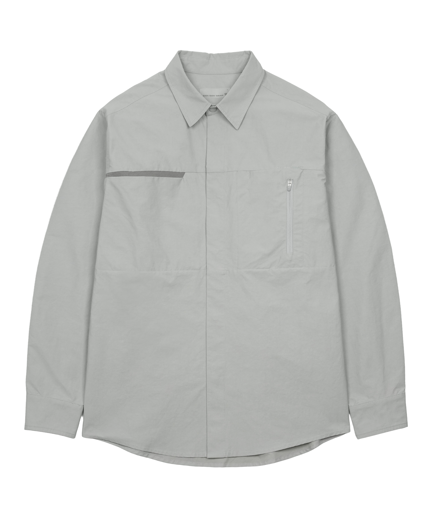 San San Gear - Pocket Shirts (Light Grey) product image 4 | TRAB K-Fashion Australia