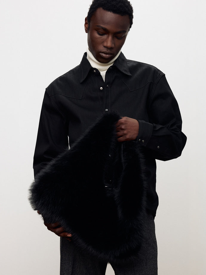 Tonywack - Raw Denim Western Shirt (Black) product image 7 | TRAB K-Fashion Australia