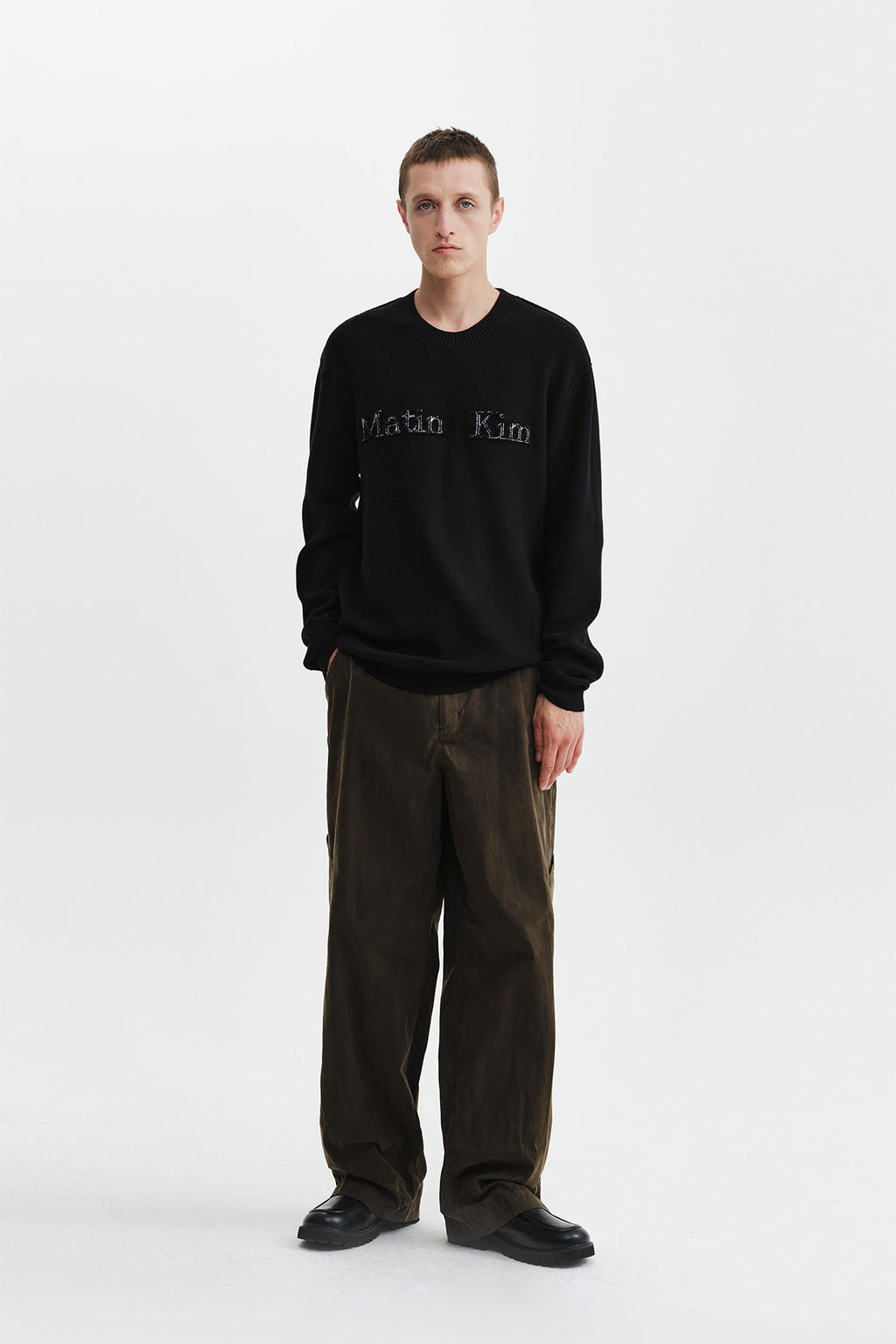 Matin Kim - Faded Wax Pants (Khaki) product image 10 | TRAB K-Fashion Australia