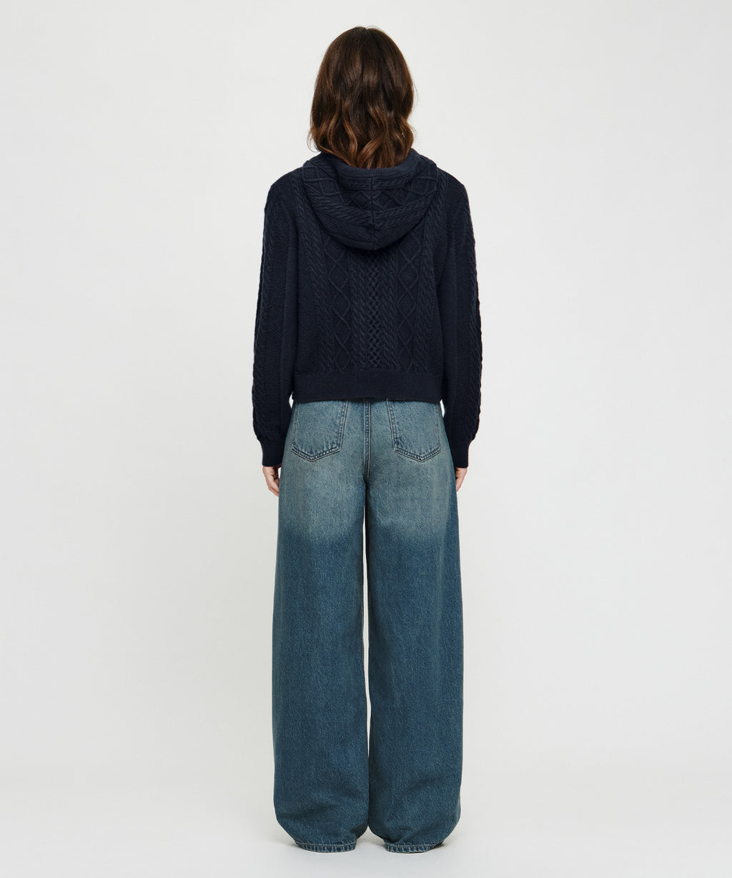 Marithe & Francois Girbaud - [Pre-order – Ships 7 Oct] Baggy Fit Dirty Washed Denim Pants (Blue) product image 5 | TRAB K-Fashion Australia