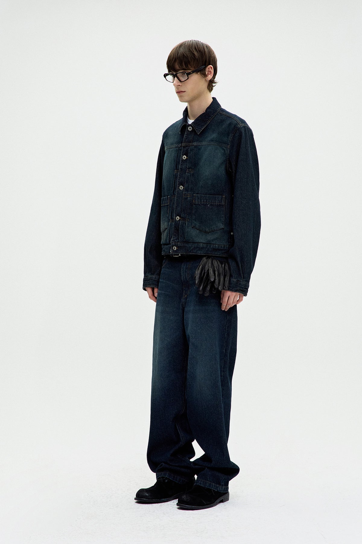 Coor - Type 2 Twill Washed Trucker Jacket (Washed Indigo) product image 3 | TRAB K-Fashion Australia