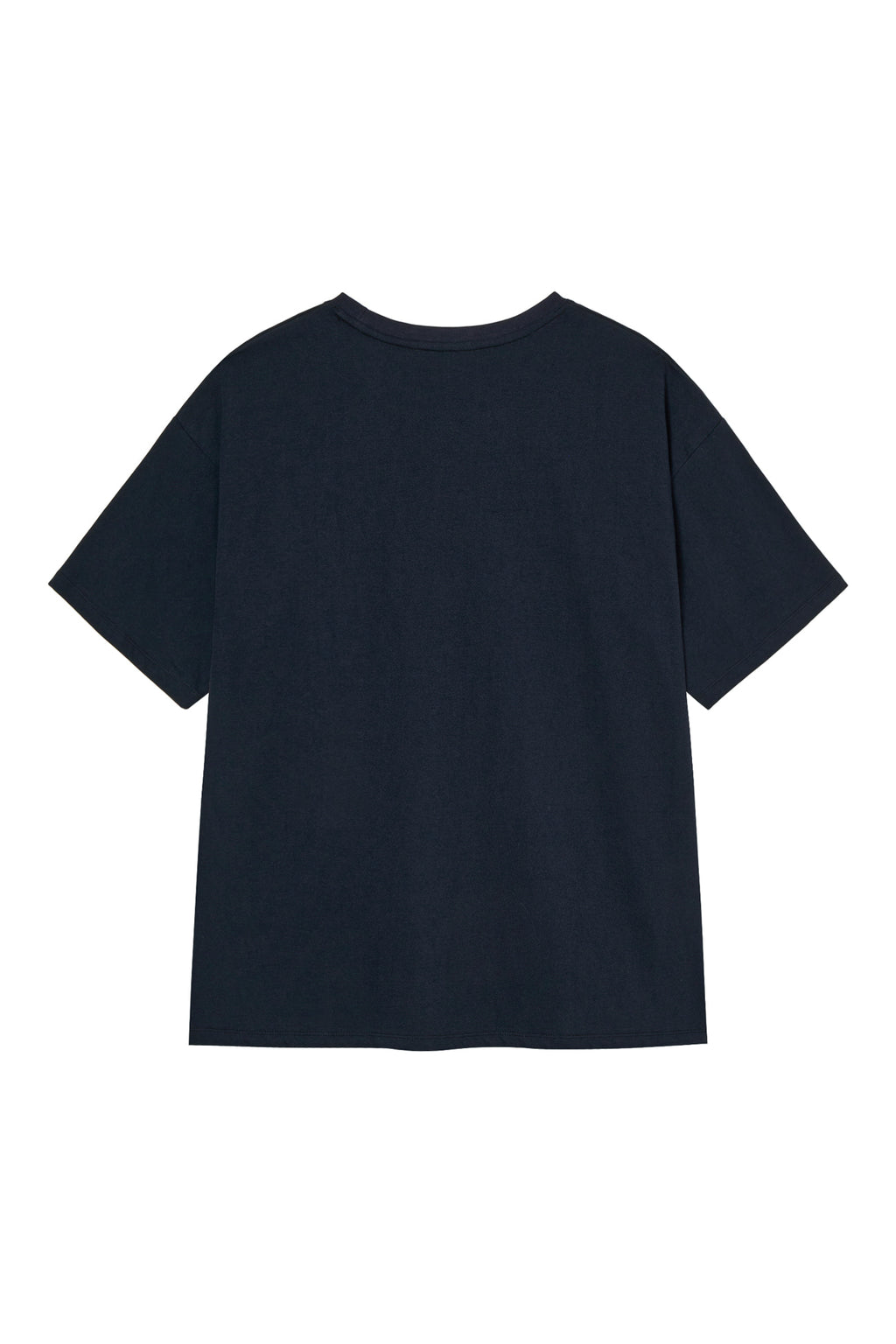 Deinet - D Lettering Graphic Oversized T-Shirt (Navy) product image 2 | TRAB K-Fashion Australia