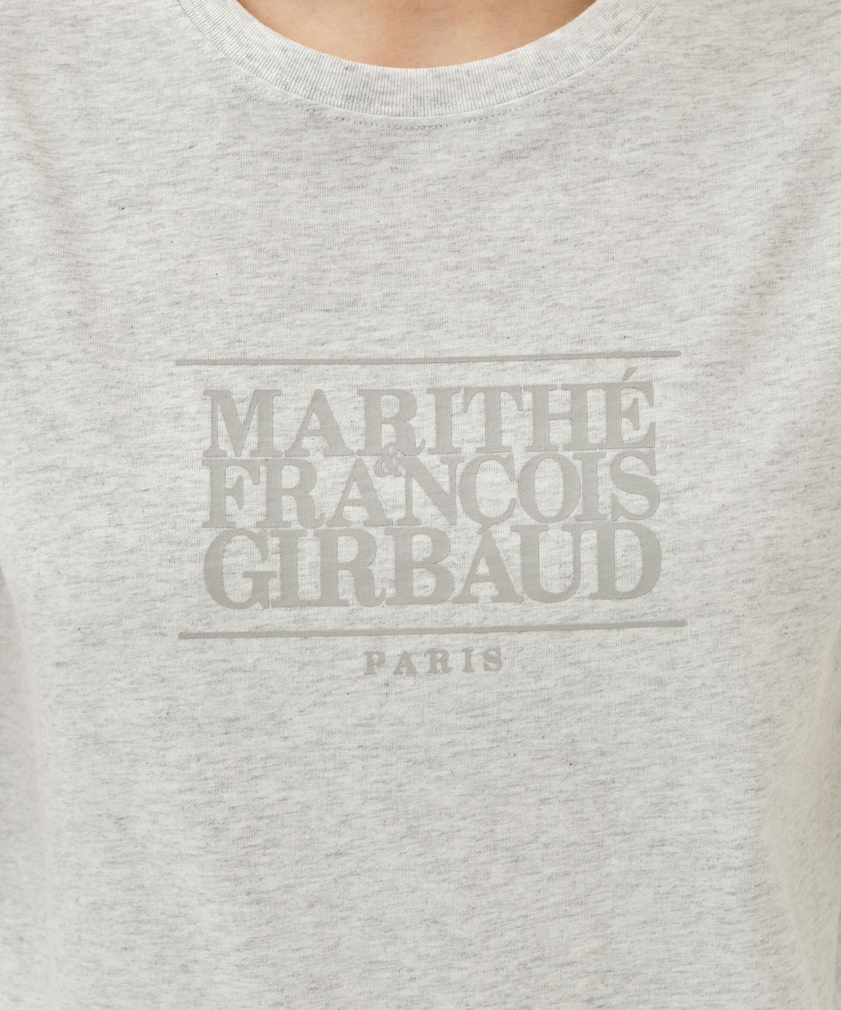 Marithe & Francois Girbaud - Classic Logo Tee (Light Heather Gray) product image 4 | TRAB K-Fashion Australia