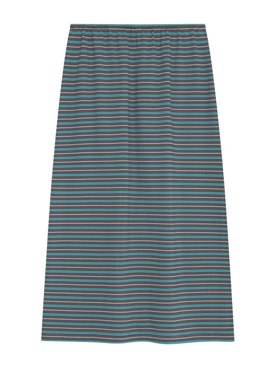 Margarin Fingers - Stripe Fleece Long Skirt (Blue) product image 2 | TRAB K-Fashion Australia