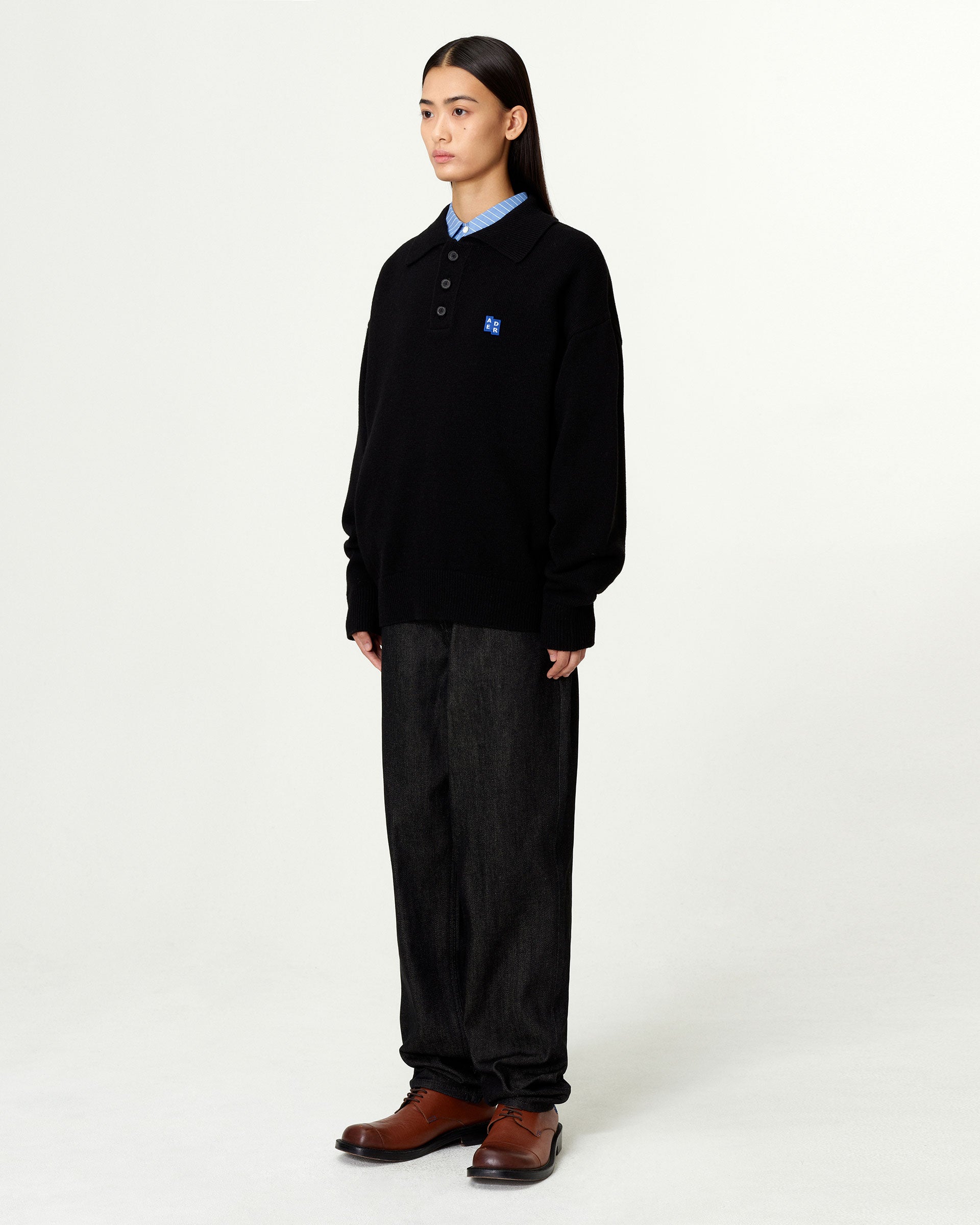Ader Error - Sig; BL Tag knit 02 (Noir) product image 3 | TRAB K-Fashion Australia