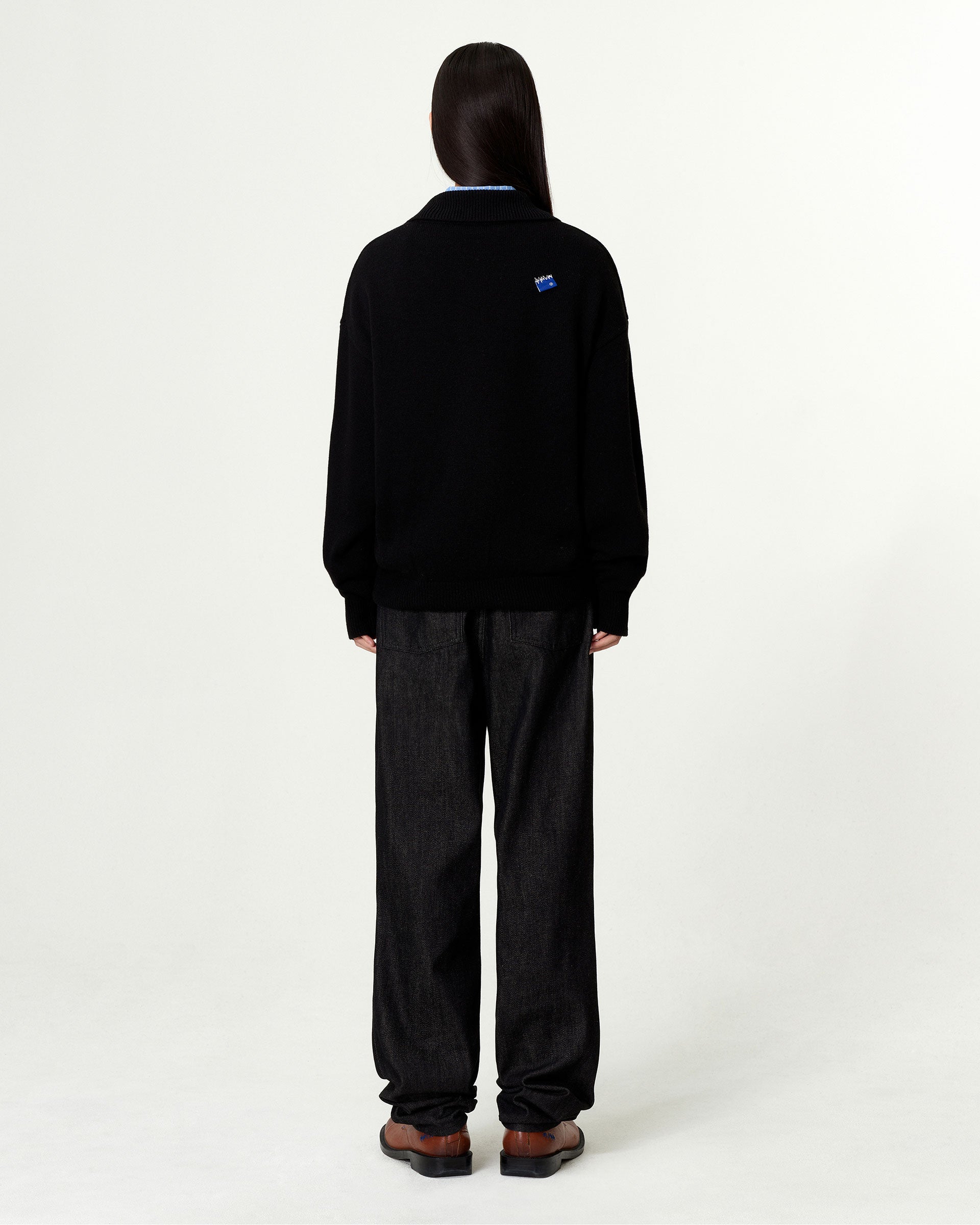 Ader Error - Sig; BL Tag knit 02 (Noir) product image 4 | TRAB K-Fashion Australia