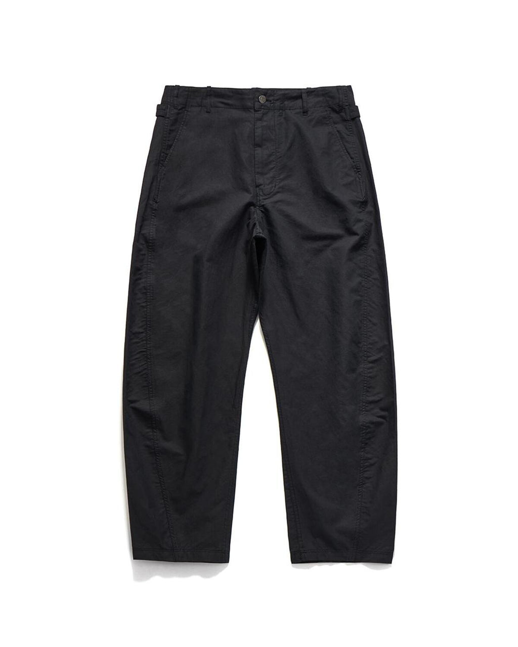 Eastlogue - Cinch Back Curved Pants (Black Linen) product image 5 | TRAB K-Fashion Australia