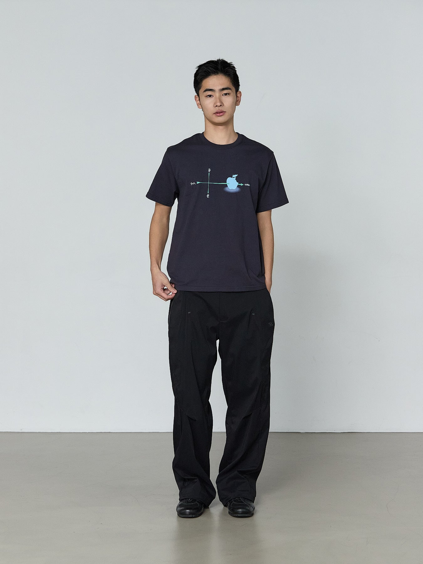 San San Gear - Pierce T-Shirt (Navy) product image 1 | TRAB K-Fashion Australia