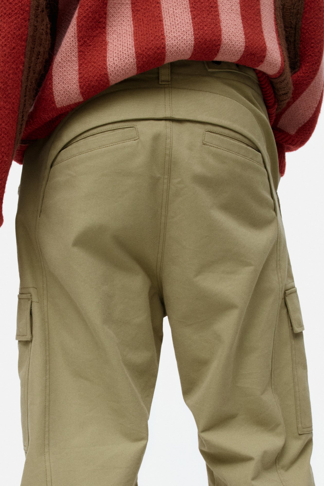 Andersson Bell - Unisex Binding Cargo Pants (Beige) product image 9 | TRAB K-Fashion Australia