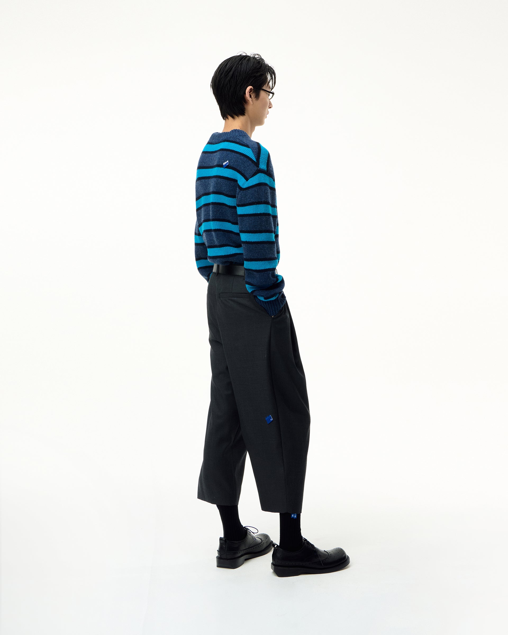 Ader Error - Sig; BL Tag knit 03 (Z-Blue) product image 2 | TRAB K-Fashion Australia