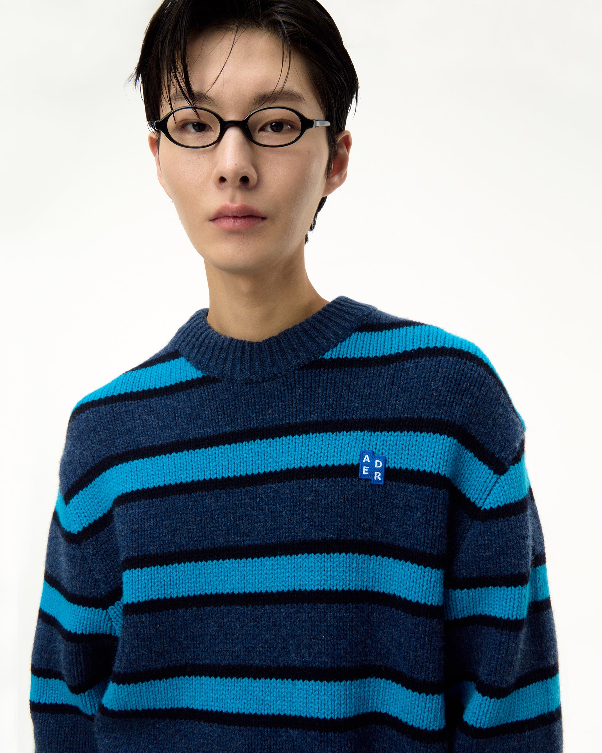 Ader Error - Sig; BL Tag knit 03 (Z-Blue) product image 3 | TRAB K-Fashion Australia