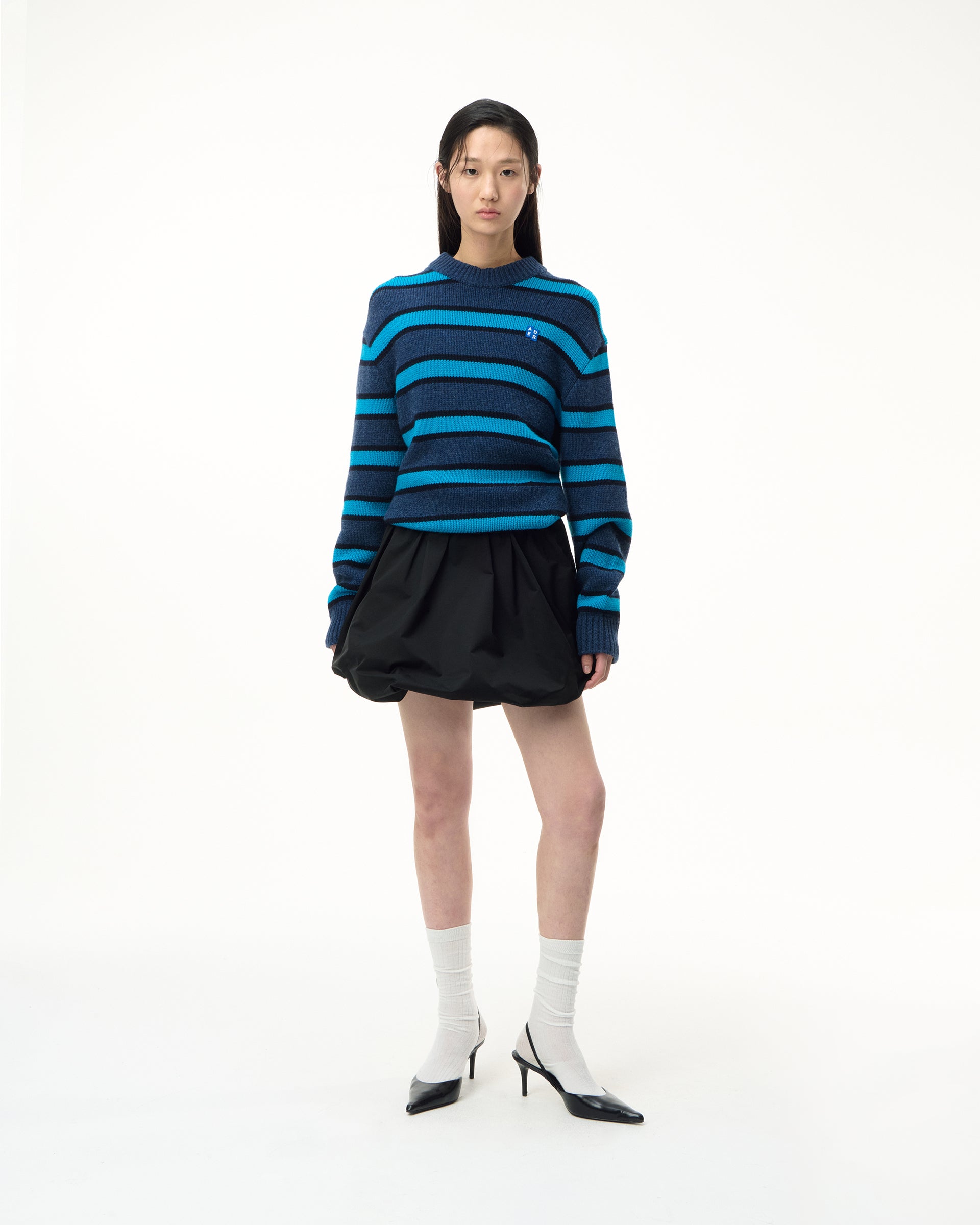 Ader Error - Sig; BL Tag knit 03 (Z-Blue) product image 1 | TRAB K-Fashion Australia