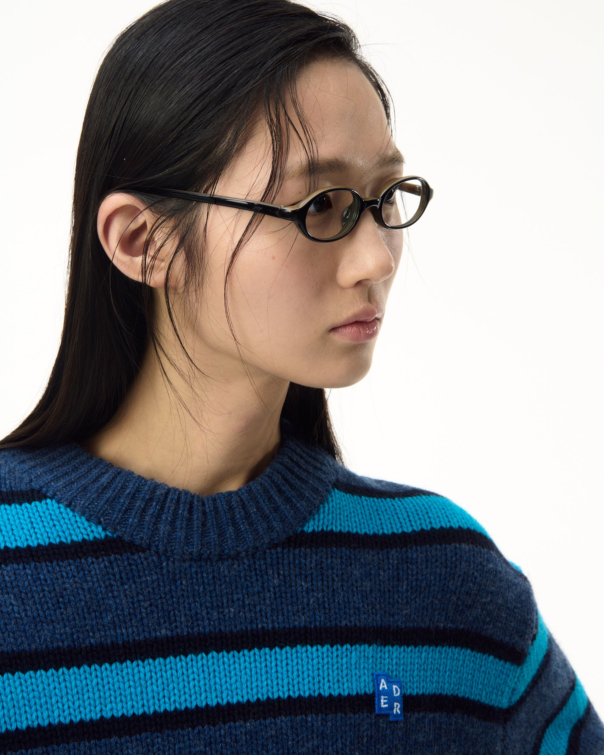 Ader Error - Sig; BL Tag knit 03 (Z-Blue) product image 3 | TRAB K-Fashion Australia