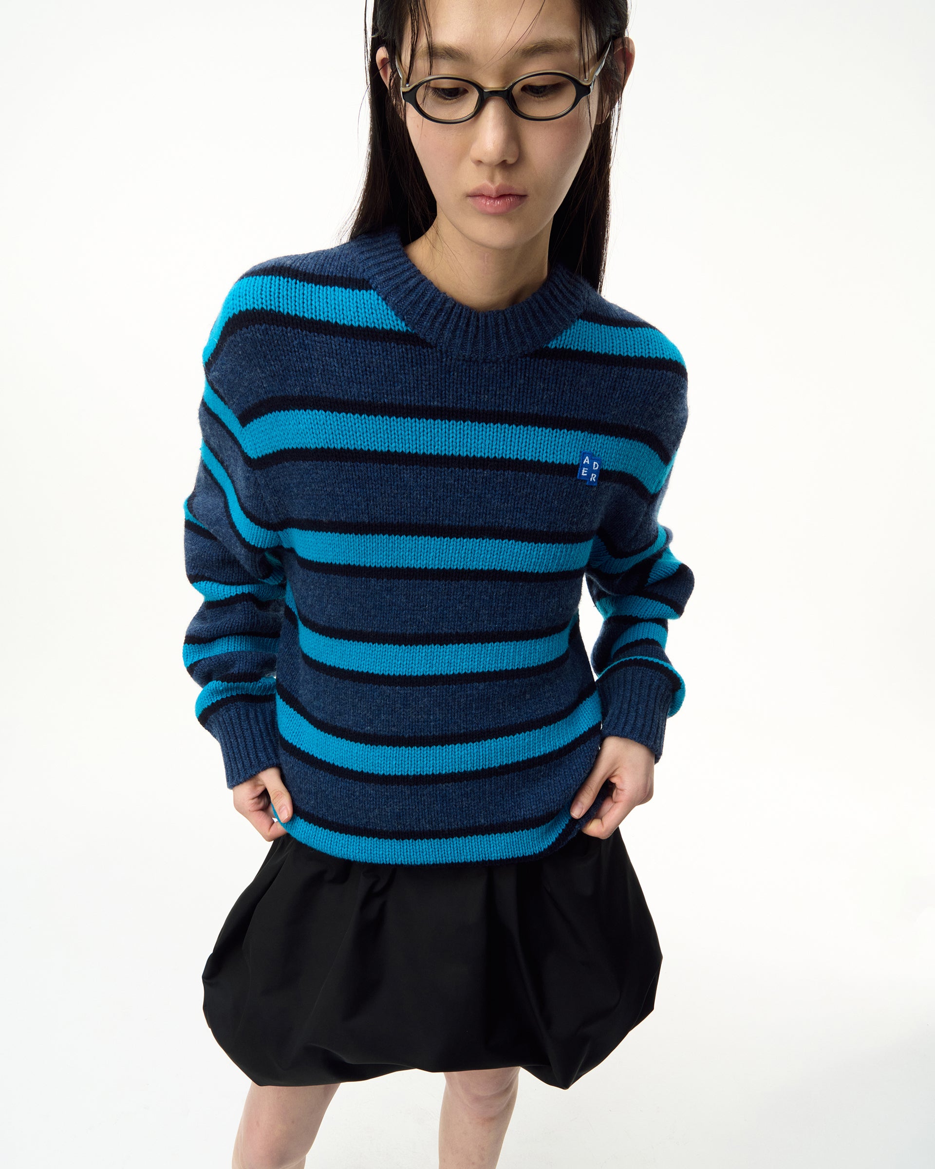Ader Error - Sig; BL Tag knit 03 (Z-Blue) product image 4 | TRAB K-Fashion Australia