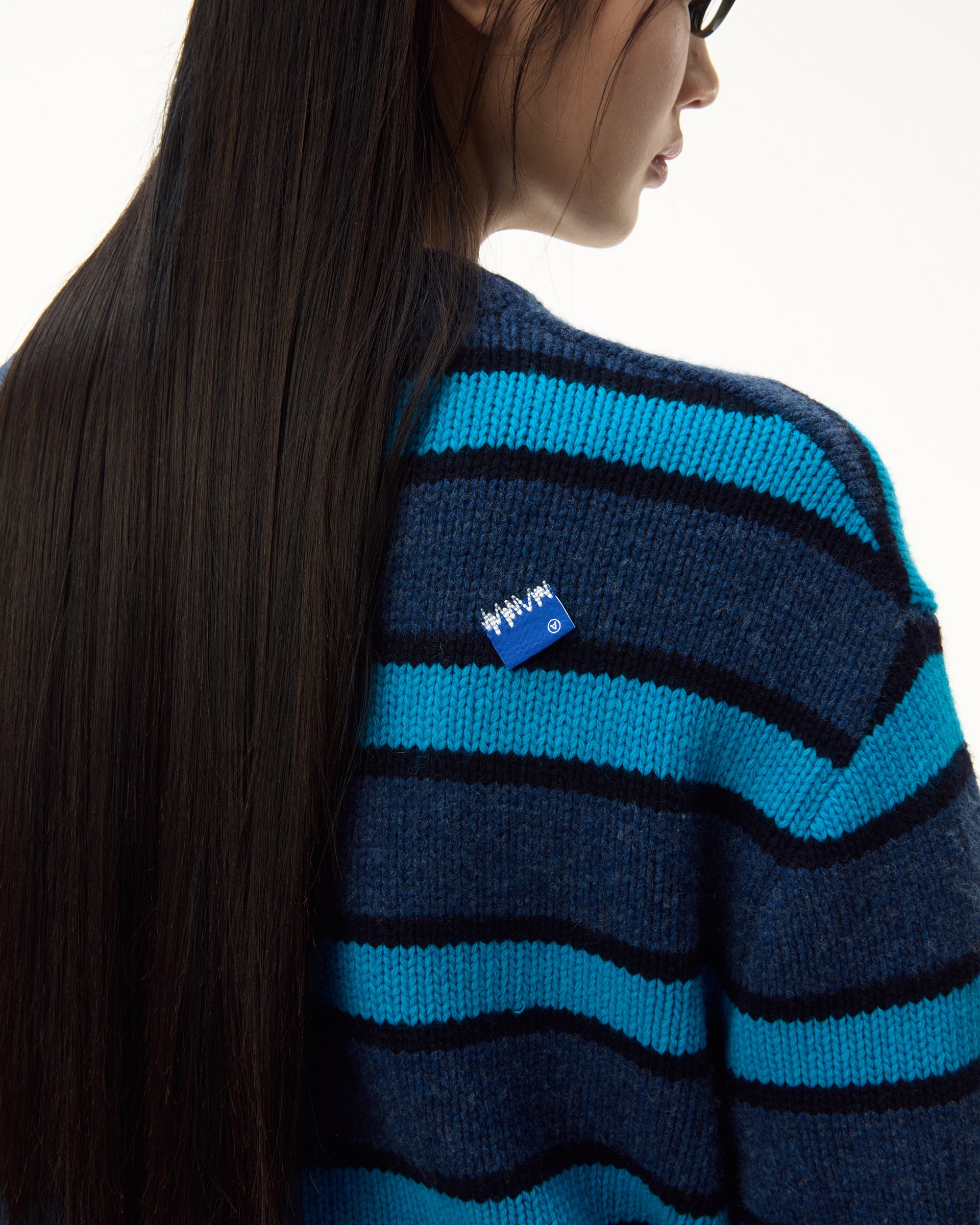 Ader Error - Sig; BL Tag knit 03 (Z-Blue) product image 5 | TRAB K-Fashion Australia