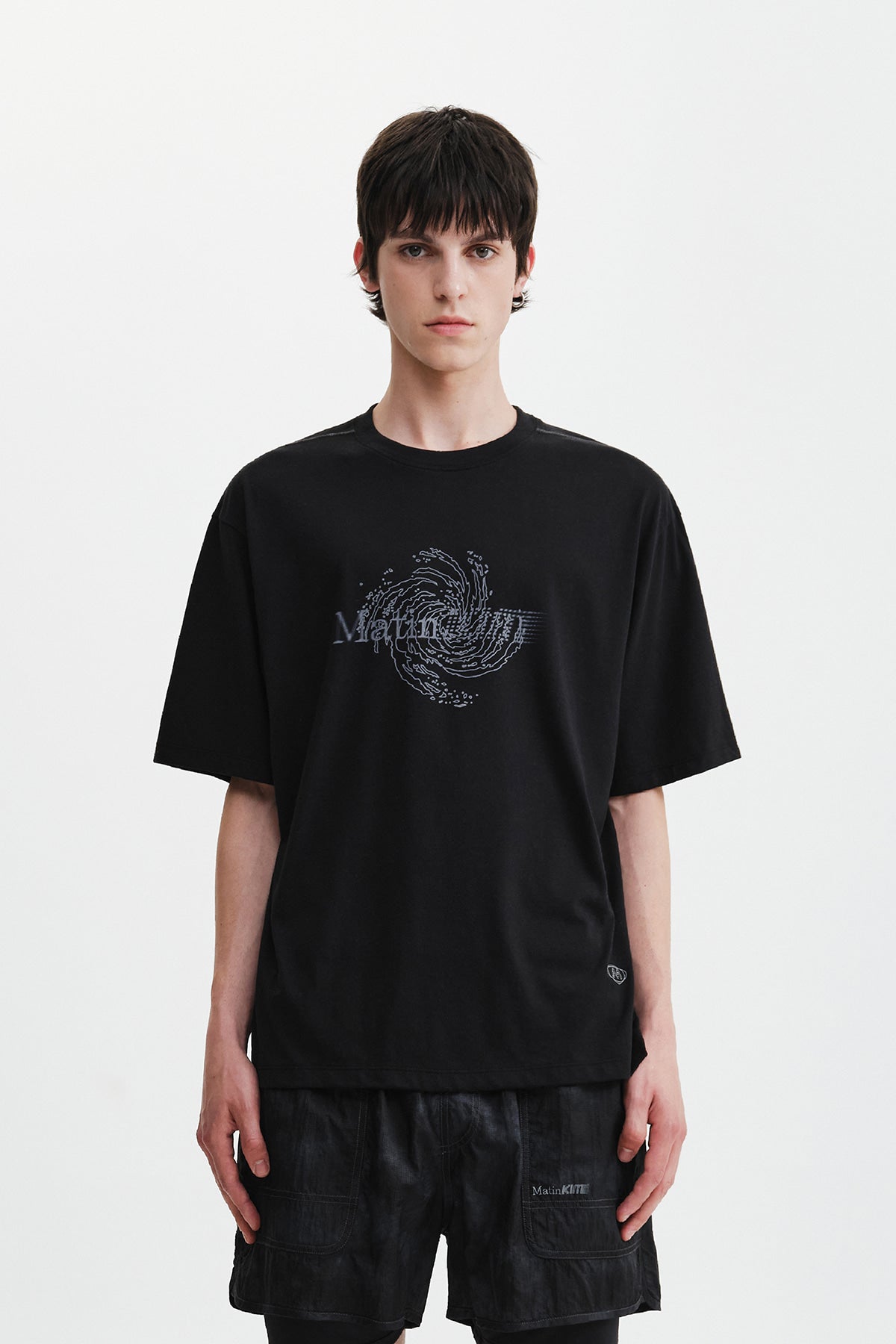 Matin Kim - Matin Pace Vortex Graffiti Top (Black) product image 6 | TRAB K-Fashion Australia