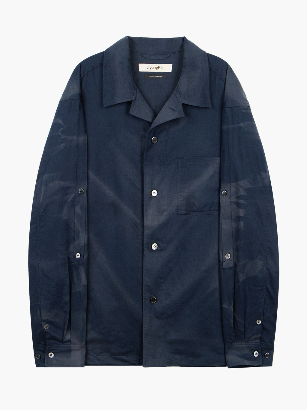 Jiyong Kim - Sun-Bleached Strap Shirt (Blue) product image 11 | TRAB K-Fashion Australia
