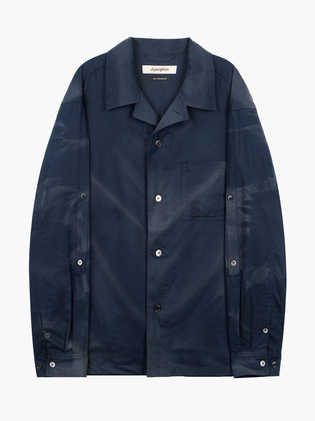 Jiyong Kim - Sun-Bleached Strap Shirt (Blue) product image 11 | TRAB K-Fashion Australia