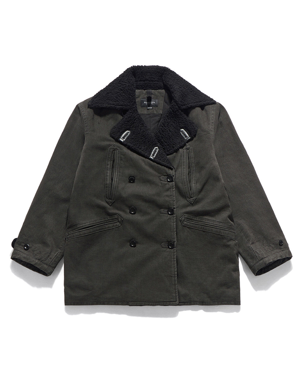 Eastlogue - Barnstormer Shearling Coat (Vintage Charcoal) product image 5 | TRAB K-Fashion Australia
