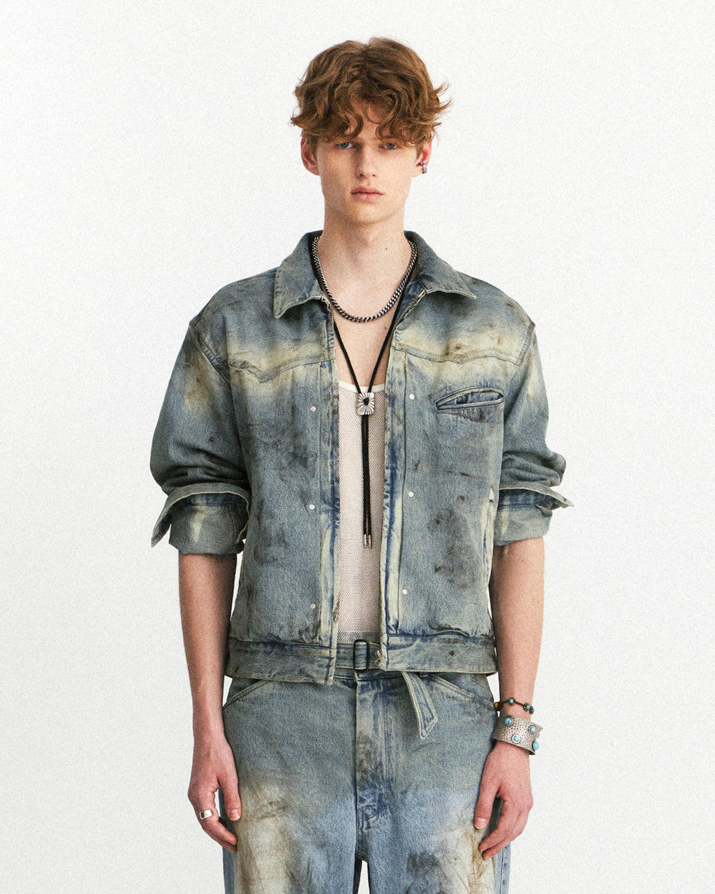 Eastlogue - Western Trucker Jacket (Dust Indigo) product image 3 | TRAB K-Fashion Australia
