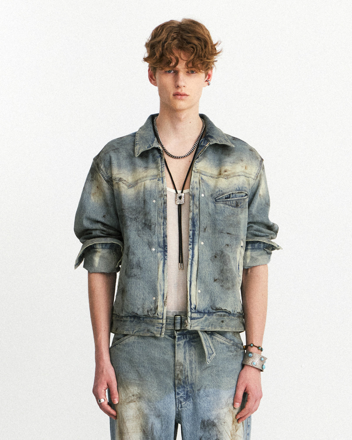 Eastlogue - Western Trucker Jacket (Dust Indigo) product image 3 | TRAB K-Fashion Australia