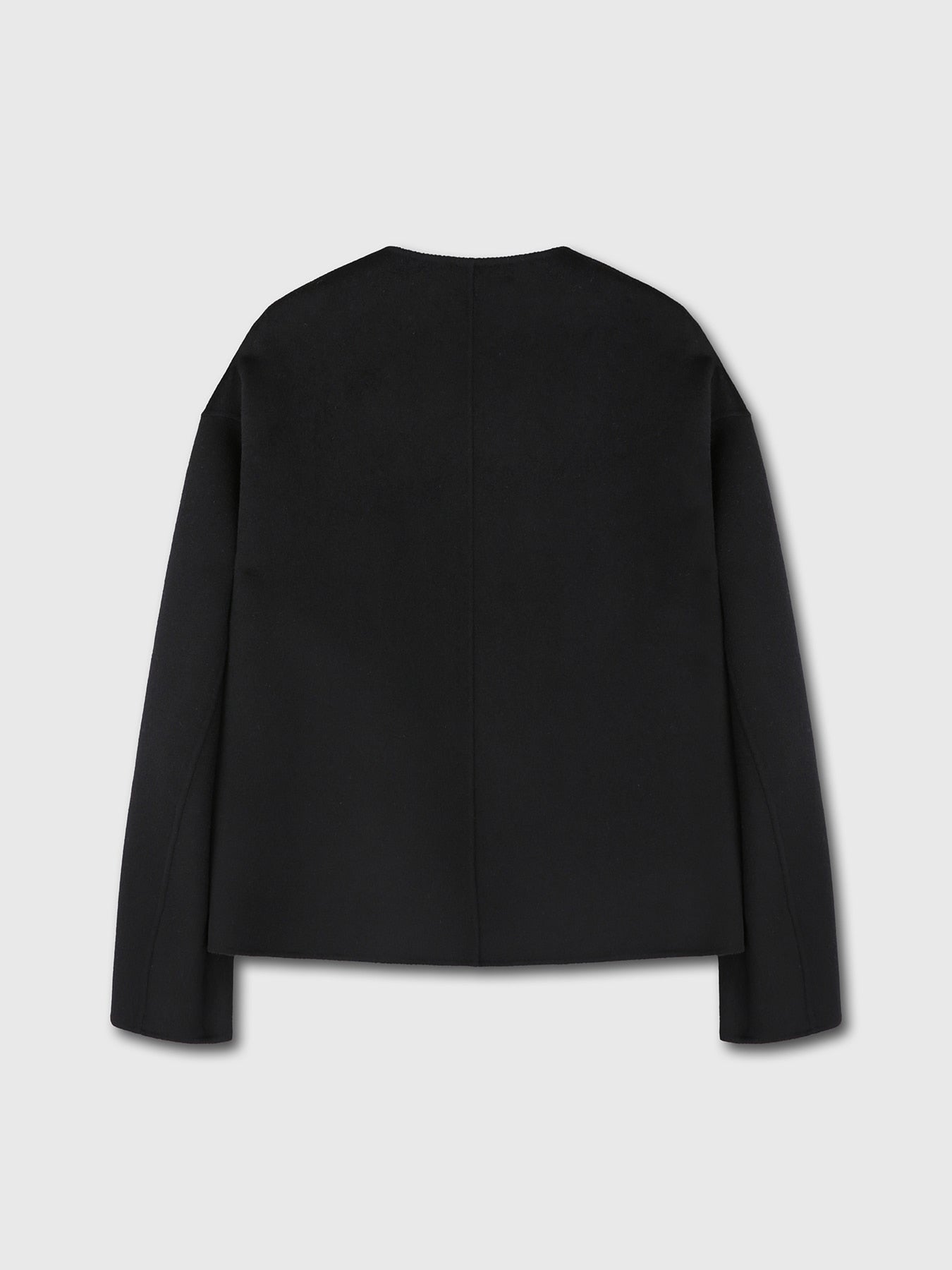 Tonywack - Hand-Made Cashmere Collarless Jacket (Black) product image 11 | TRAB K-Fashion Australia