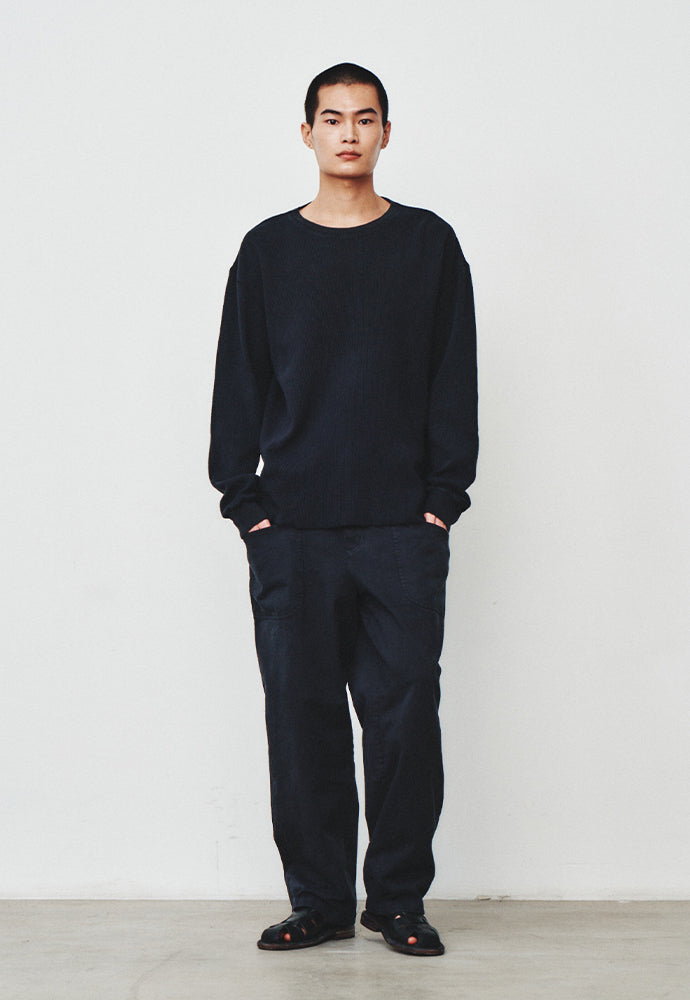Art if acts - Garment Dyed Waffle Sleeve (Faded Black) product image 4 | TRAB K-Fashion Australia