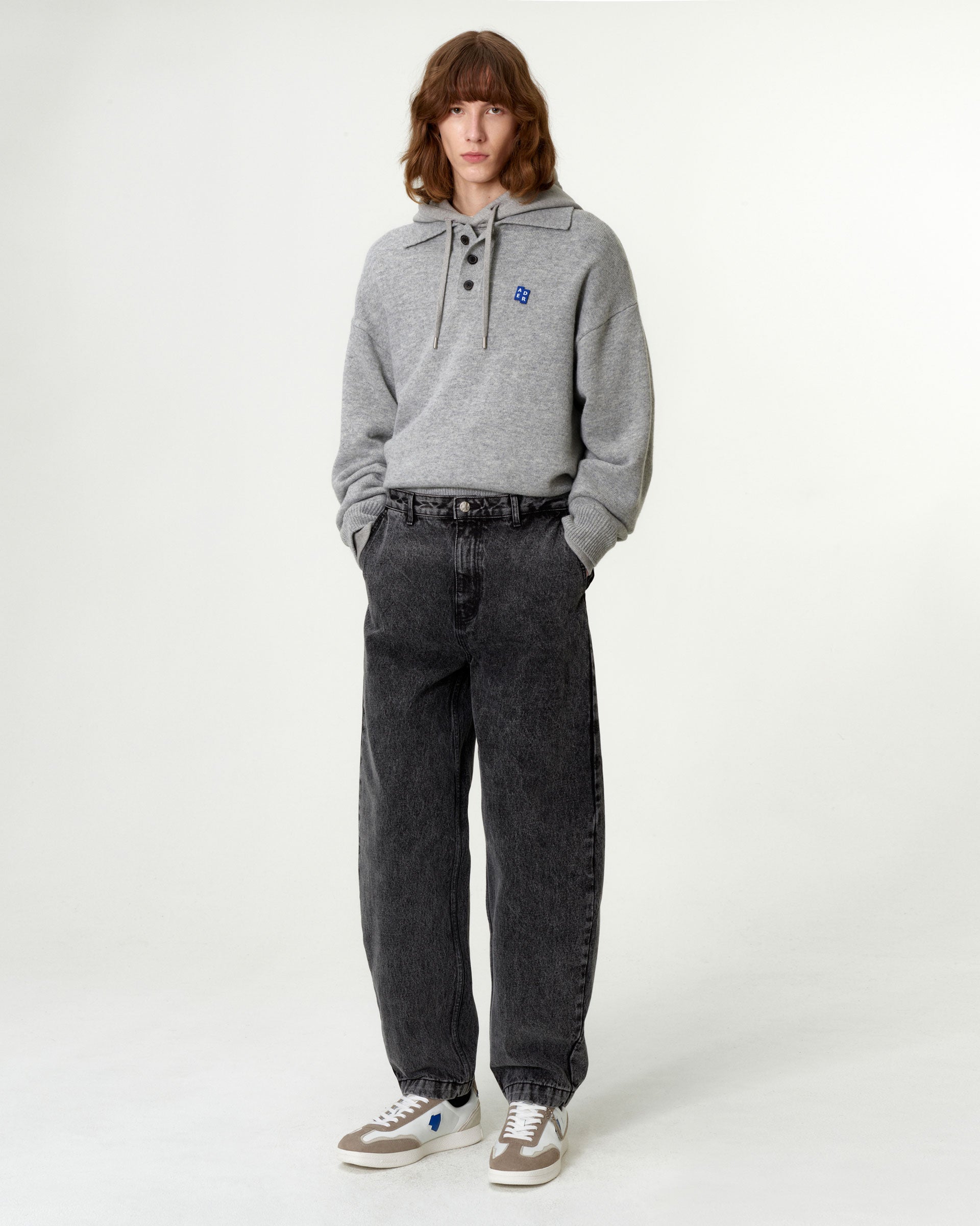 Ader Error - Sig; BL Tag knit 02 (Grey) product image 3 | TRAB K-Fashion Australia